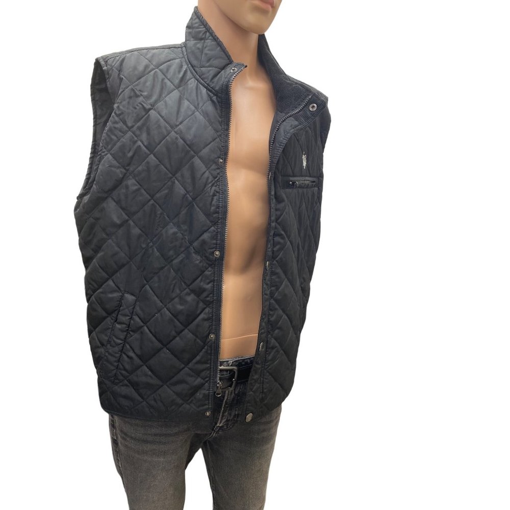 Men’s Polo black vest size L beautiful  SKU 891 - Picture 8 of 12